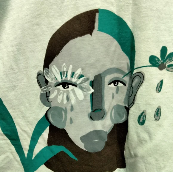 NWT Girl's Nordstrom Aruba Smiling Portrait Tee - Picture 6 of 8